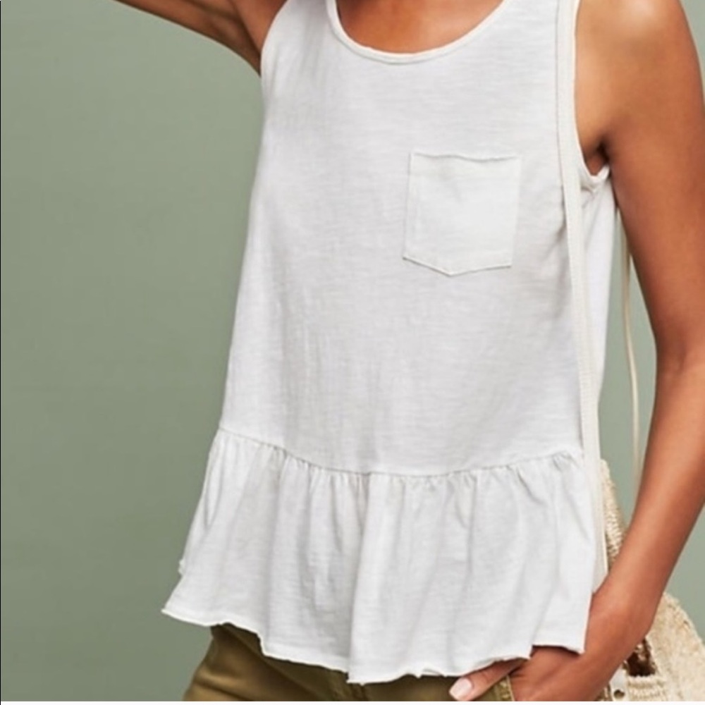 Antho Eri + Ali white peplum
